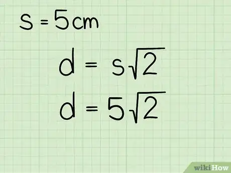 Image titled Calculate a Diagonal of a Square Step 3