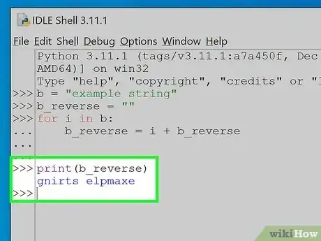 Image titled Reverse a String in Python Step 11