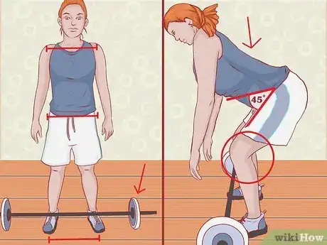 Image titled Do a Bent over Row Step 1