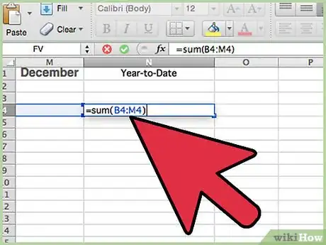 Image titled Create an Excel Spreadsheet Annual Budget Step 8