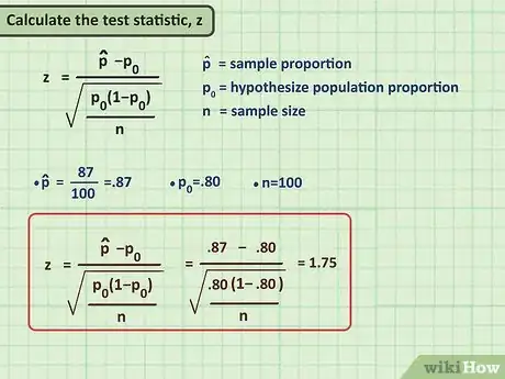 Image titled Perform Hypothesis Testing for a Proportion Step 5