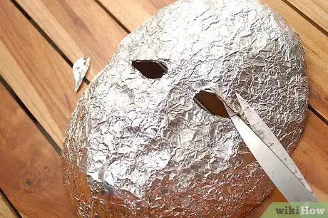 Image titled Make a Mask out of Tin Foil and Tape Step 5