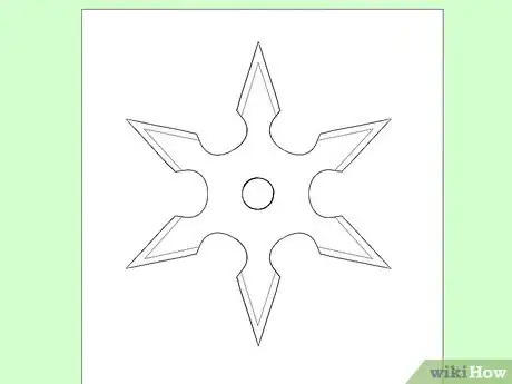 Image titled Draw a Ninja Star Step 13