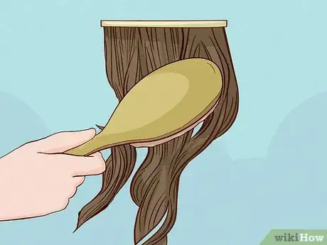 Image titled Wash Hair Extensions Step 2