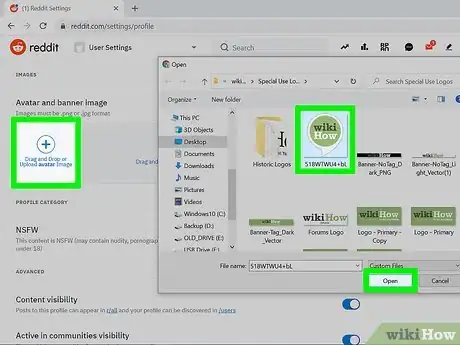 Image titled Get a Profile Pic on Reddit Step 5