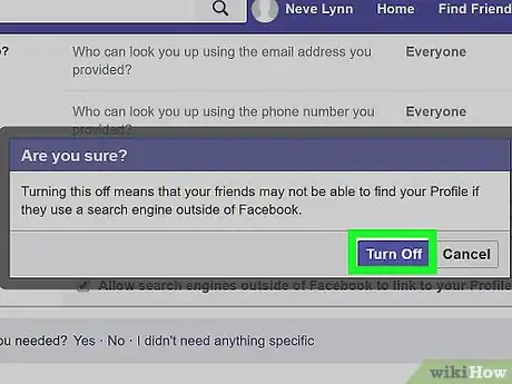 Image titled Make It Harder for People to Find You on Facebook Step 2