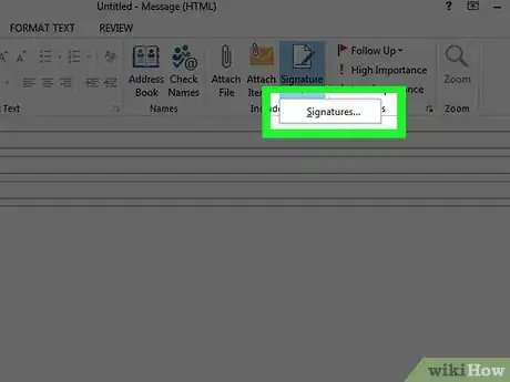 Image titled Add a Signature in Microsoft Outlook Step 17