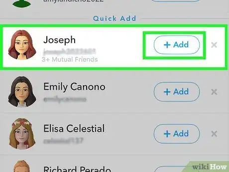Image titled See Mutual Friends on Snapchat Step 3