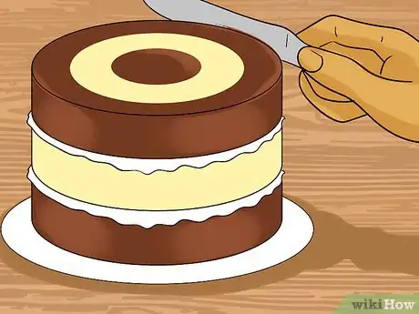 Image titled Make a Checkered Cake Step 11