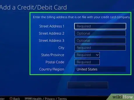 Image titled Add a Credit Card to the PlayStation Store Step 10