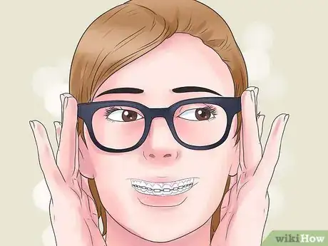 Image titled Rock Both Braces and Glasses Step 1