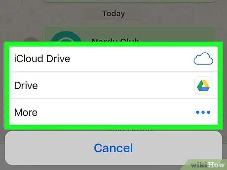 Image titled Transfer Files on WhatsApp on iPhone or iPad Step 7