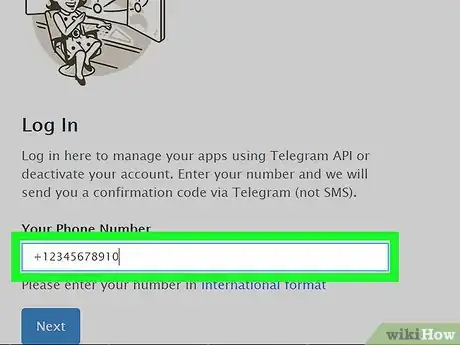 Image titled Delete a Telegram Account on PC or Mac Step 3