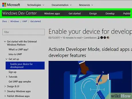 Image titled Enable Developer Mode in Windows 10 Step 1