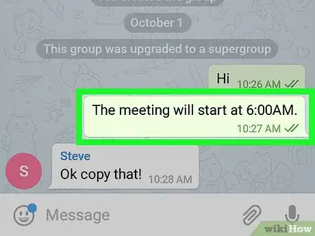 Image titled Pin Telegram Messages on Android Step 3