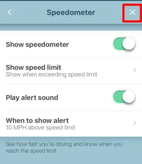 Image titled Change the Audible Speed Alert Preferences in Waze Step 9.png