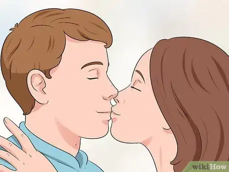 Image titled Peck Kiss a Guy Step 7