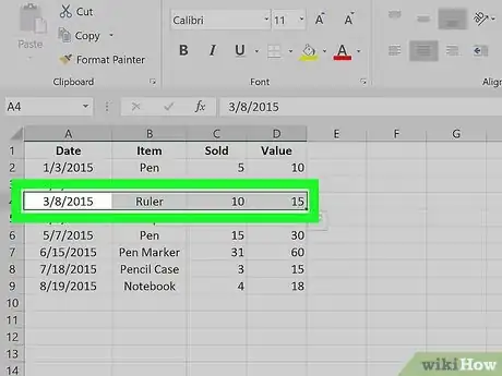 Image titled Switch Cells in Excel Step 6