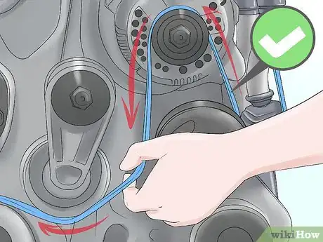 Image titled Replace a Serpentine Belt Step 11