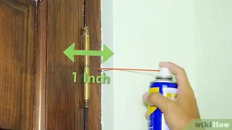 Image titled Apply WD‐40 to Door Hinges Step 2