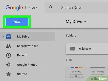 Image titled Create Folders in Google Drive on a PC or Mac Step 2