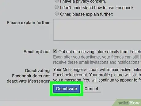 Image titled Delete Your Facebook Messenger Account on PC or Mac Step 9