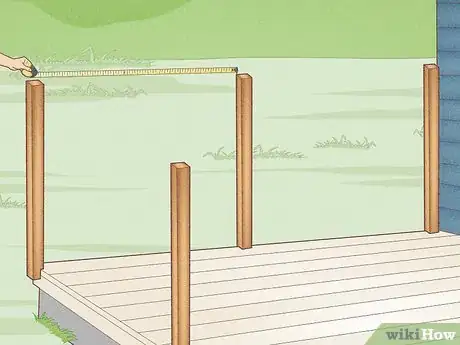 Image titled Build a Deck Railing Step 7