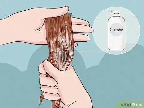 Image titled Wash Hair Extensions Step 5