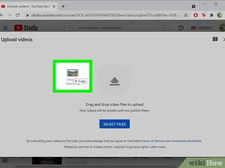 Image titled Premiere a Video on YouTube Step 2