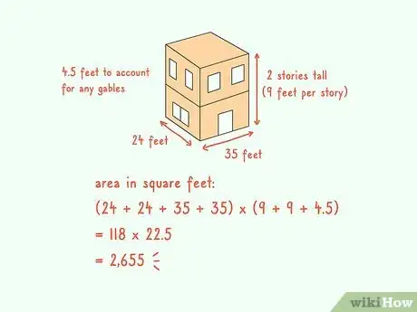 Image titled Calculate Price Per Square Foot for House Painting Step 1