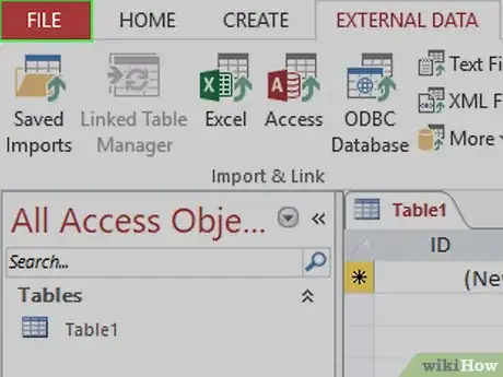 Image titled Create a Database from an Excel Spreadsheet Step 6