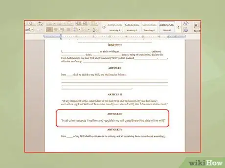 Image titled Add an Addendum to a Will Step 9