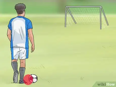 Image titled Kick a Soccer Ball Hard Step 1