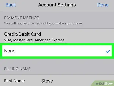 Image titled Remove a Payment Method from iPhone Step 8