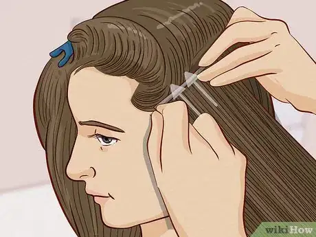 Image titled Glue Hair Extensions Step 13