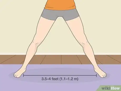 Image titled Do the Triangle Pose in Yoga Step 2