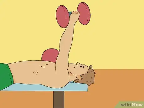 Image titled Dumbbell Press Step 13