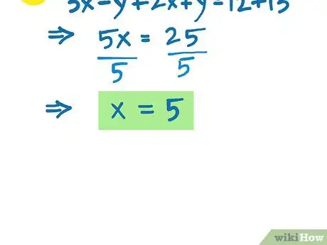 Image titled Solve Simultaneous Equations Using Elimination Method Step 6