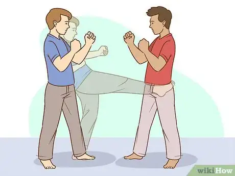 Image titled Use a Front Kick for Self Defense Step 7