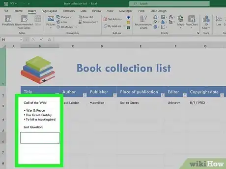 Image titled Make a List Within a Cell in Excel Step 8