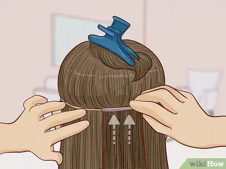 Image titled Glue Hair Extensions Step 15