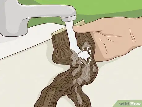 Image titled Wash Hair Extensions Step 6