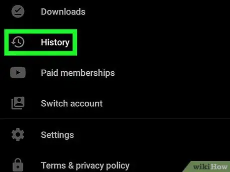Image titled See Your YouTube Music History on Android Step 3