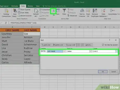 Image titled Sort Microsoft Excel Columns Alphabetically Step 11