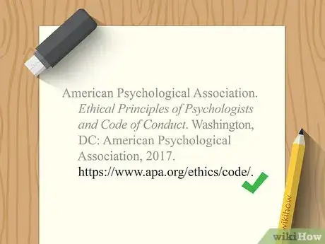 Image titled Cite the APA Code of Ethics Step 14