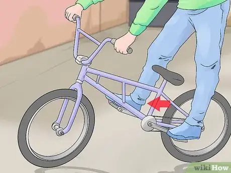 Image titled Wheelie on a BMX Bike Step 2