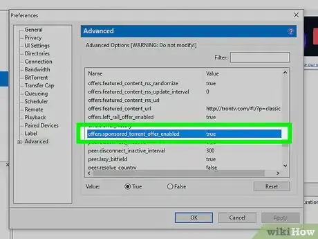 Image titled Remove Sponsored Ads from uTorrent Step 7