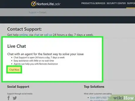 Image titled Contact Norton Antivirus Step 3