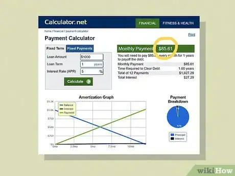 Image titled Calculate an Installment Loan Payment Step 15