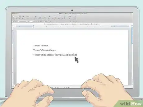Image titled Notify a Tenant in Writing of an Increase Step 4